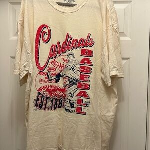NWOT STL Cardinals Baseball Graphic Tee